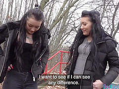 Pulled Euro Publicly Drilled After Blowjob In Couple