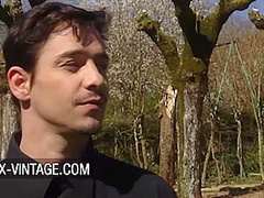 Alyson Ray - Outdoor Threesome With Busty Brunette