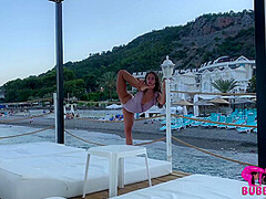 Classy Contortionist In A Sexy Swimsuit - Watch4Fetish