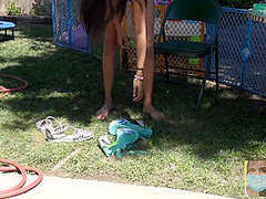 Athena And Dr. Grey Smoking With Bikini Thug Having Sharing During Covid