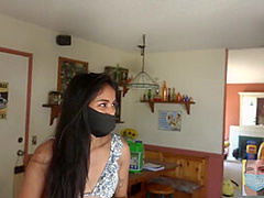 Athena And Dr. Grey Smoking With Bikini Thug Having Sharing During Covid