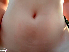 Redhead Fuck In Various Poses And Facesitting - Cum On Tummy In Forest