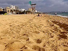 Public Flashing # Take Off Panties # Tanning Hairy Pussy At Sun Set Beach Among Peoples