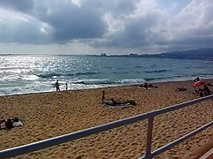 Public Flashing # Take Off Panties # Tanning Hairy Pussy At Sun Set Beach Among Peoples