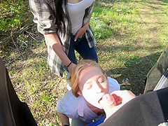 Girlfriend Lost At Rock-paper-scissors And Had To Suck Fellow Traveler - Epic Facial - Pov