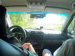 Girlfriend Lost At Rock-paper-scissors And Had To Suck Fellow Traveler - Epic Facial - Pov