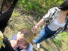 Girlfriend Lost At Rock-paper-scissors And Had To Suck Fellow Traveler - Epic Facial - Pov