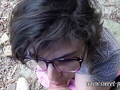Oliver Sweet In Une Ado A Lunette Toute Timide Me Suce E