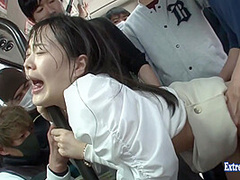 Takarada Monami Fucked On Public Bus Street Views Creampie And Finger Blast Squirt Outrageous Action