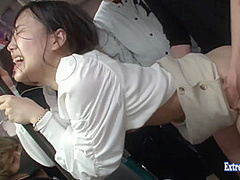 Takarada Monami Fucked On Public Bus Street Views Creampie And Finger Blast Squirt Outrageous Action