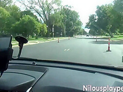 Titty Driving Out For Donuts : Nilou Achtland