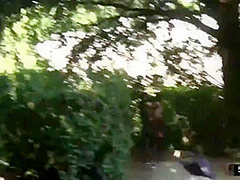 Elo Takes Anal In Public Garden