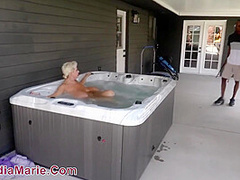 Claudia Marie In And The Hot Tub