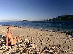 After Fooling Around In The Ocean Nesty Goes To The Bea