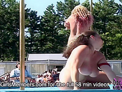 Contestants Shake It Naked On Stage At The Miss Nude