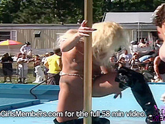 Contestants Shake It Naked On Stage At The Miss Nude