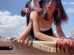Caught Outdoor Teen Masturbating And I Fuck Her Outdoors And At Home