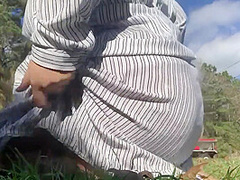 Outdoor Dildo Riding And Squirting!