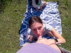 Two Awesome Married Couples Goldteachers And Passionbunny Fuck In The Field (first Foursome)