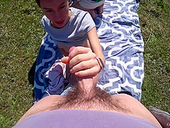 Two Awesome Married Couples Goldteachers And Passionbunny Fuck In The Field (first Foursome)