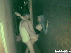 Couple Licking and Fucking Pussy at Back House Caught on camera