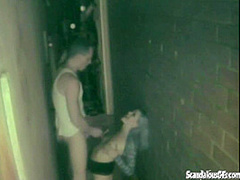 Couple Licking and Fucking Pussy at Back House Caught on camera