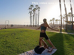 Sammmnextdoor And Melspirations - Two Petite Yoga Sisters Swap Boyfriends After Class