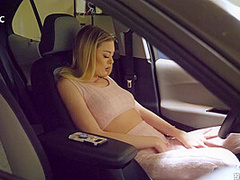 Stepsis Masturbates In The Car - SpyFam