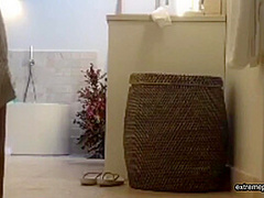 Our Curvy Grandma Spied In The Bathroom