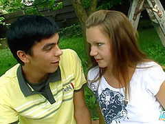 Teen At The Picnic With Hard Dick