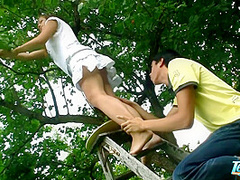 Teen At The Picnic With Hard Dick