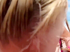 I Drenched Her In Cum On The Beach