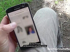 German Babe Is Wearing Glasses While Giving Blowjobs To