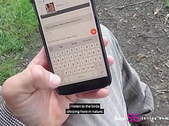 German Babe Is Wearing Glasses While Giving Blowjobs To