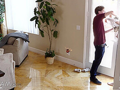 Slutty Step Sister Caught Sneaking In By Step Bro - SpyFam