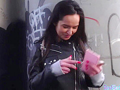 Teen4cash enjoys public POV BJ and pussyfuck outdoor