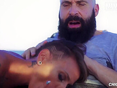 Gina Snake And Max Cortes - Big Ass Slut Outdoor Drilling On A Boat