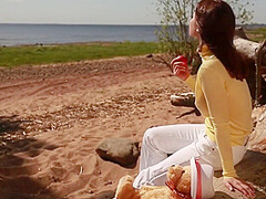 Diana Relaxing In The Bay