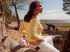 Diana Relaxing In The Bay