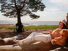 Diana Relaxing In The Bay