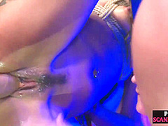 Submissive bondage ebony publicly fucked and whipped