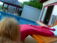 Private Pool Party - Sasha Blonde And Sasha Blonnde
