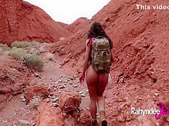 Hike Fucking Out In Nature With Natural Tits