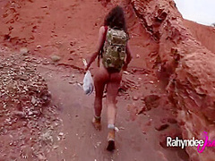Hike Fucking Out In Nature With Natural Tits