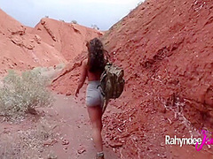 Hike Fucking Out In Nature With Natural Tits