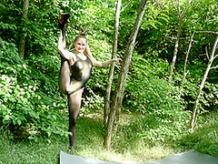 Sexy Ballerina In The Forest - Watch4Fetish