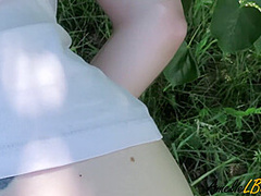 Beautiful Girl Gave Cum In Pussy Outdoors Pov - 4k