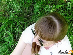 Beautiful Girl Gave Cum In Pussy Outdoors Pov - 4k