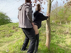 Tinder Girl Fucked Outdoor In Public Nature On A Biketour