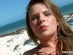 Tarra White In Amazing Hardcore European Girl On A Tropical